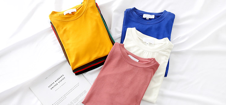 长沙夏季T恤衫定做要选对材质